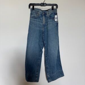 AG High-Waisted Etta Wide-Leg Crop Jean - Size 26 - NWT